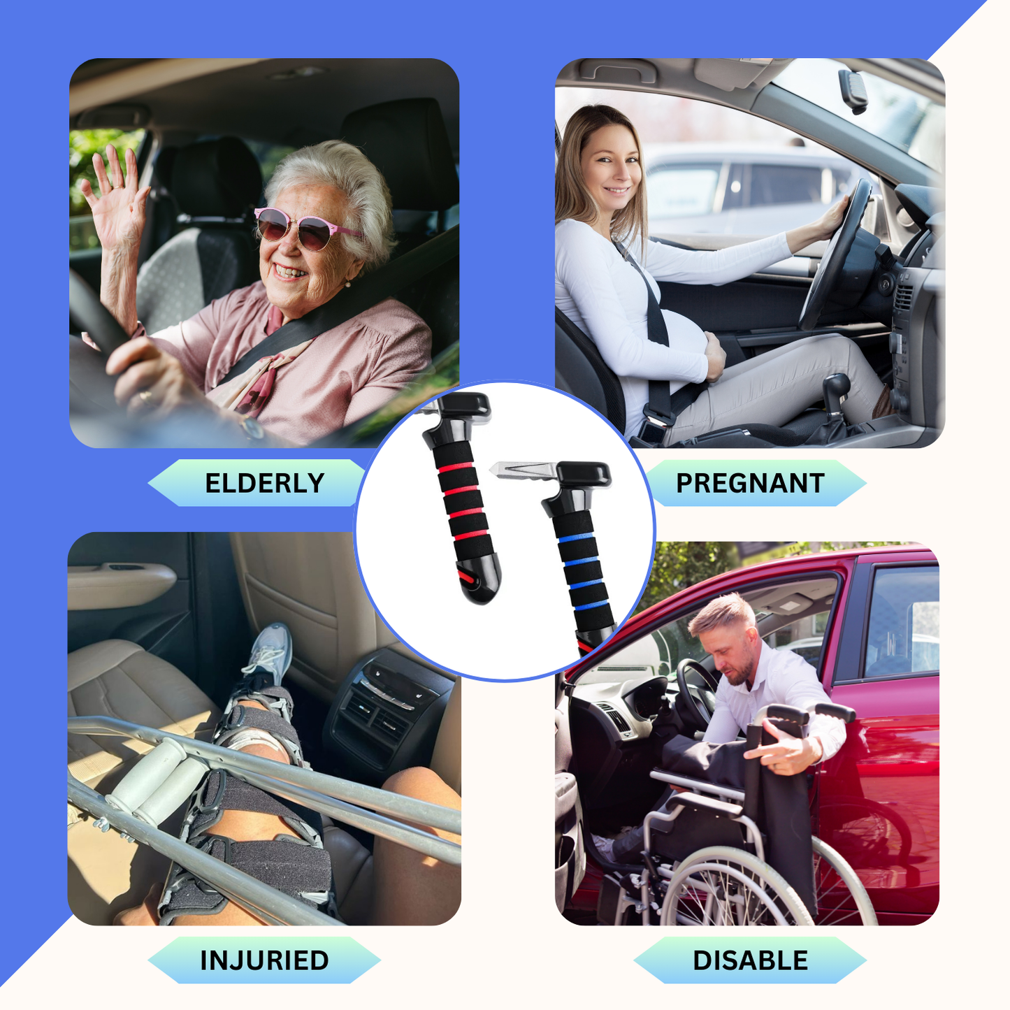 SteadyGrip™ Car Mobility Handle