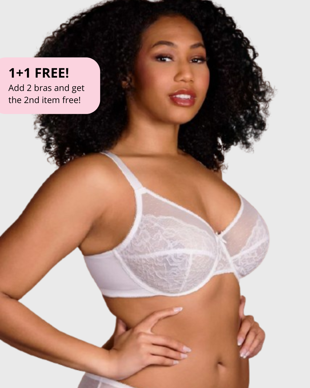 Elegant Breast Minimizer Bra with Soft Lace Support™