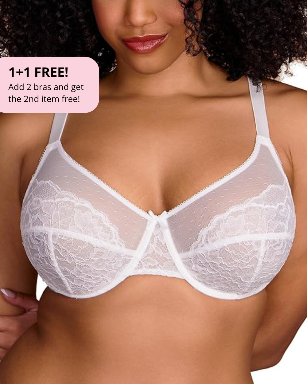 Elegant Breast Minimizer Bra with Soft Lace Support™
