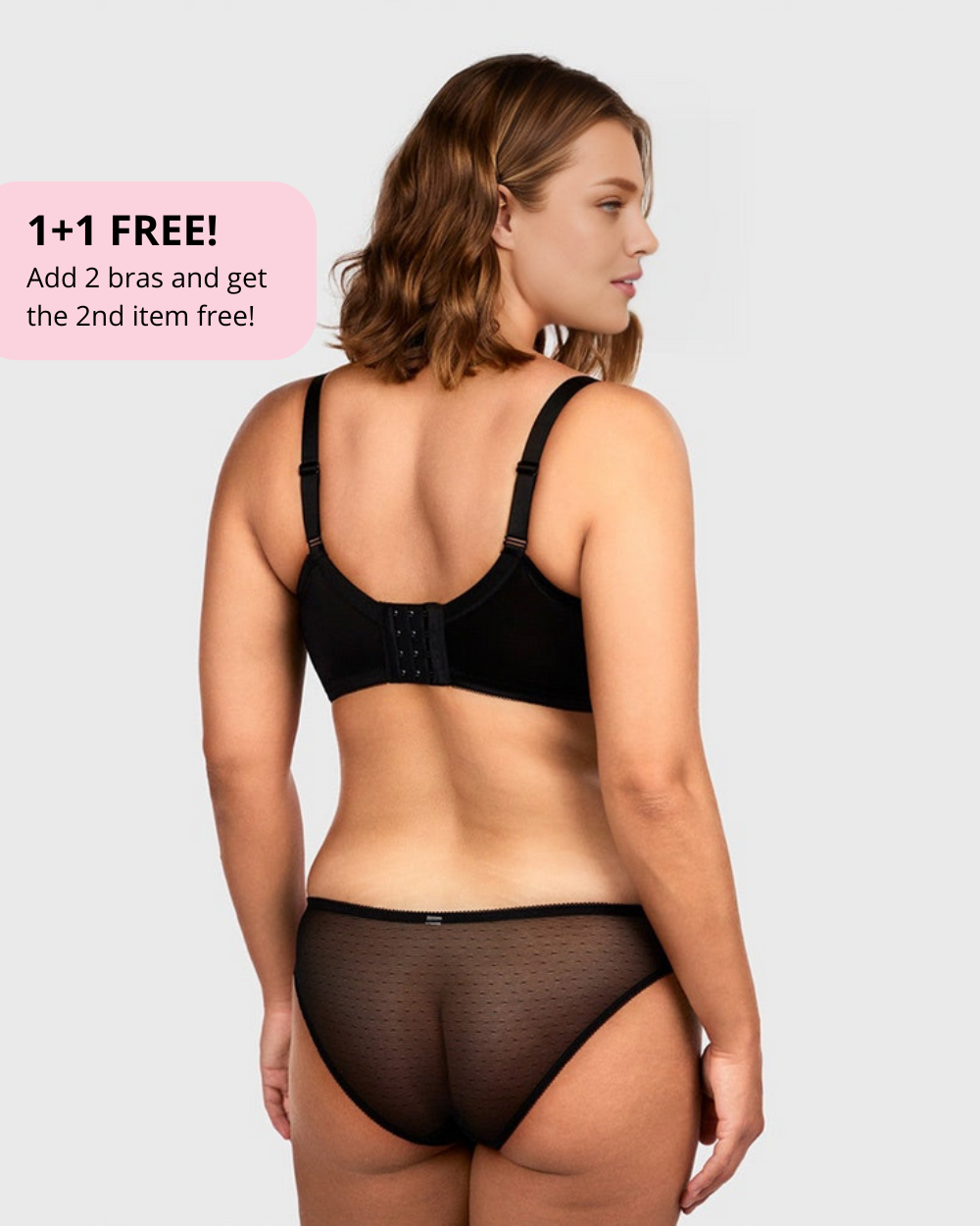 Elegant Breast Minimizer Bra with Soft Lace Support™