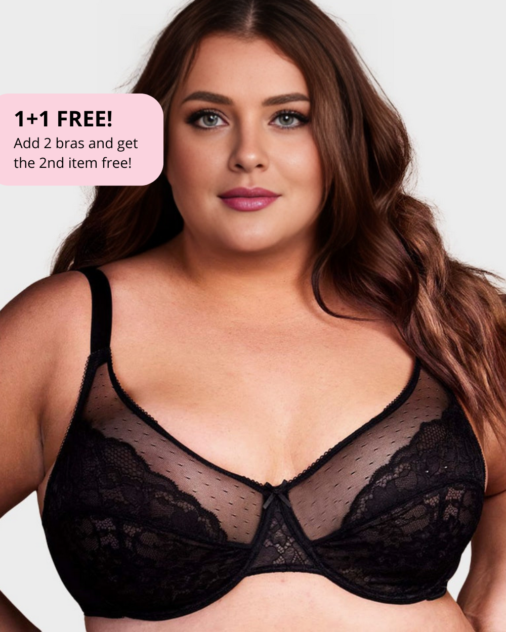 Elegant Breast Minimizer Bra with Soft Lace Support™