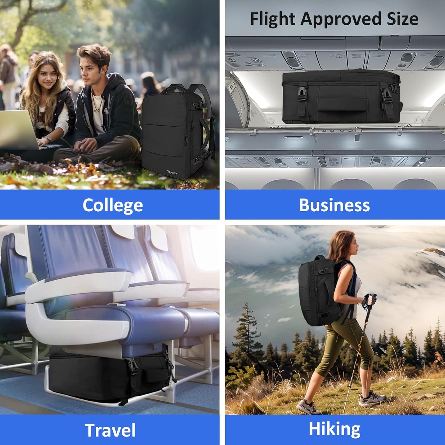 Taygeer™ Travel Laptop Backpack for Men and Women