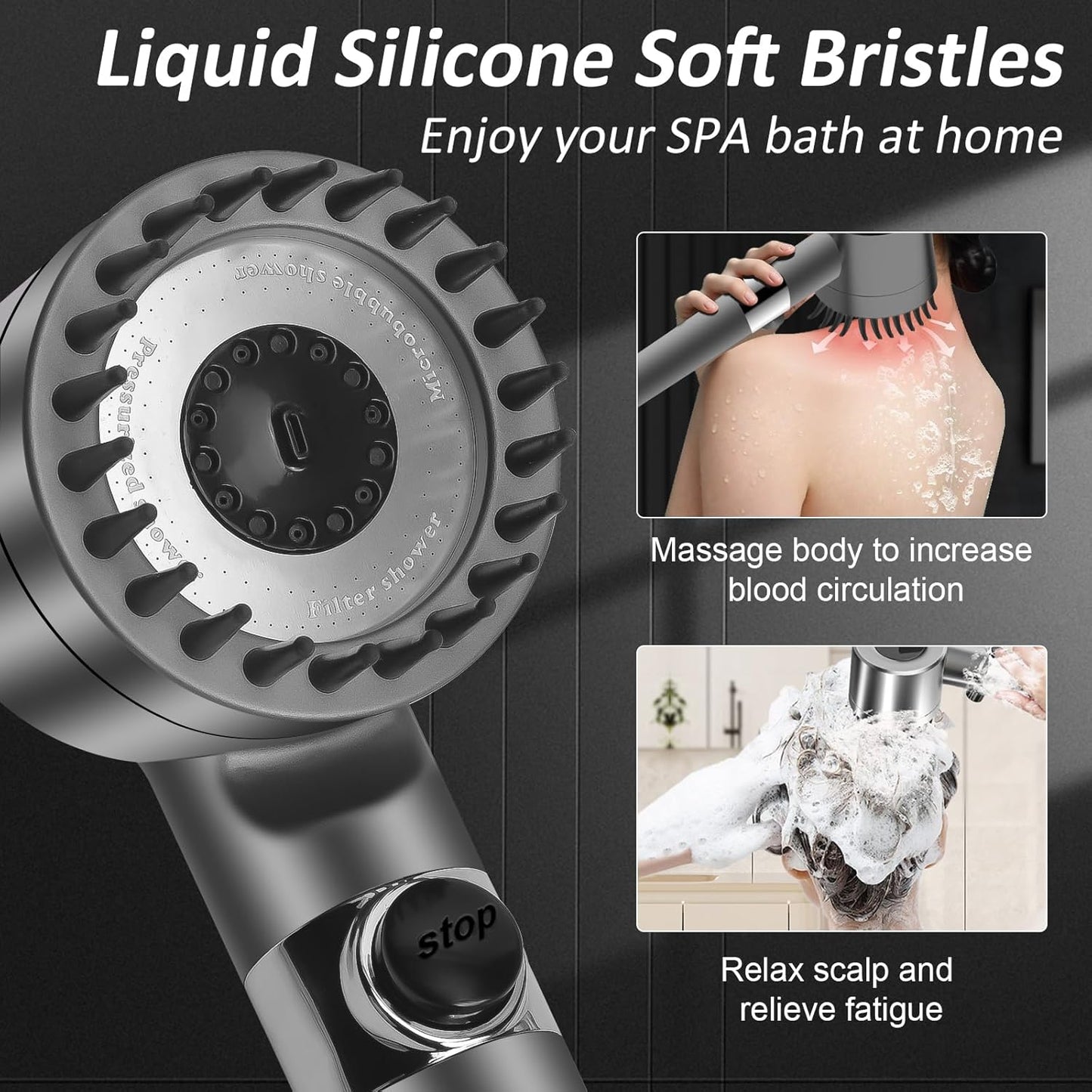 Pure Water Pro™ Filtered Shower Head