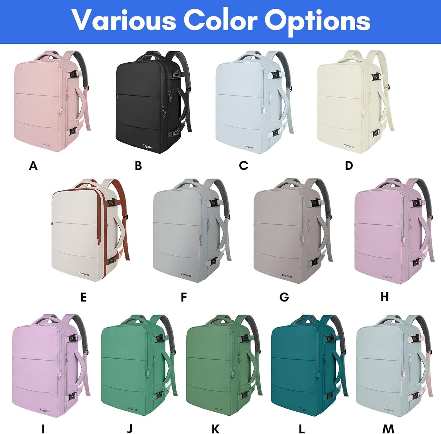 Taygeer™ Travel Laptop Backpack for Men and Women
