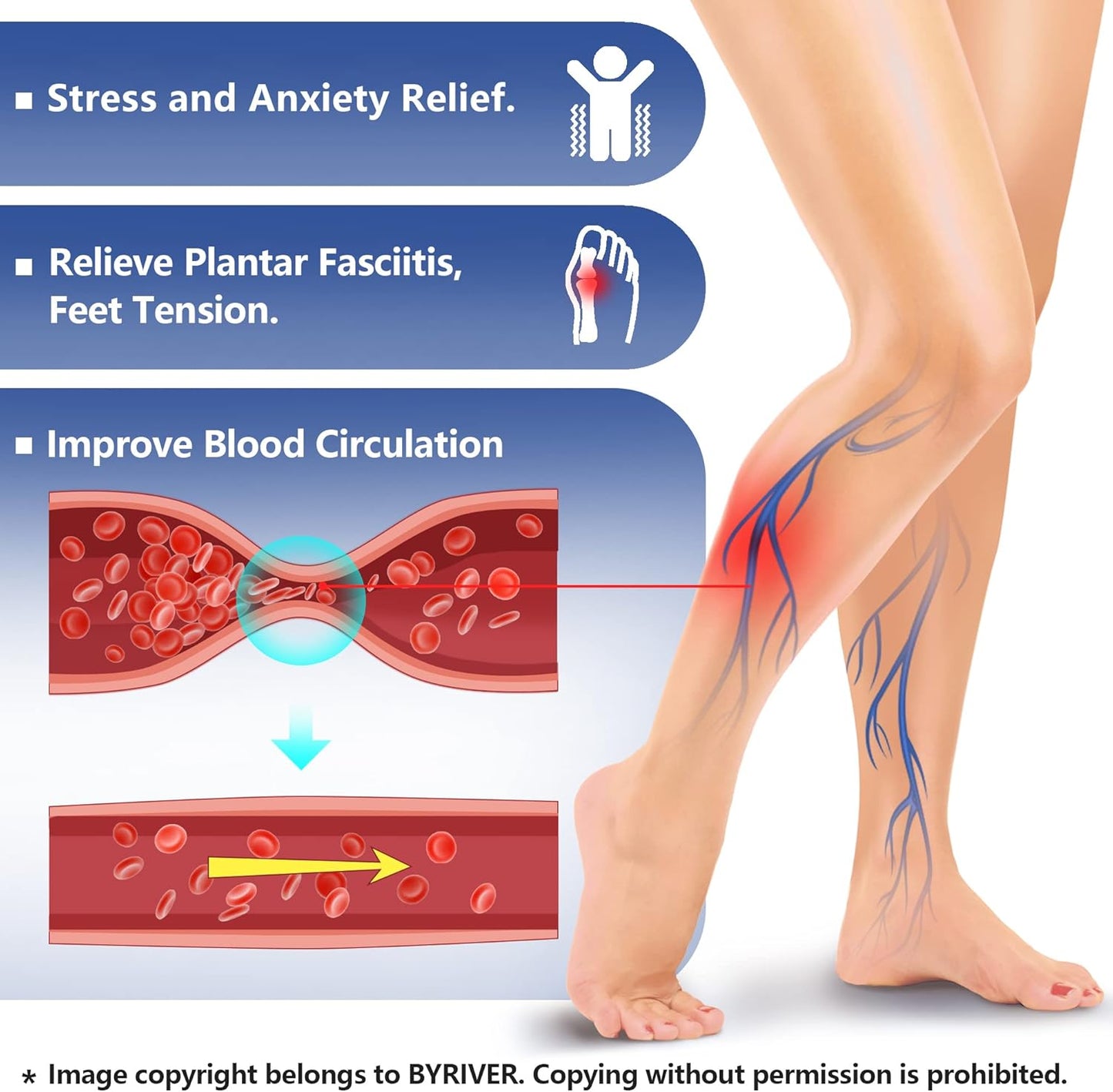 ReflexStep™ Acupressure Slippers