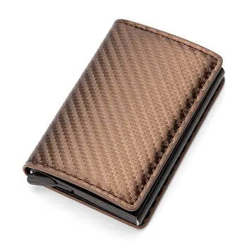 Ultra‑Thin Carbon Fiber Men’s Long Multi‑Card Zipper Wallet™