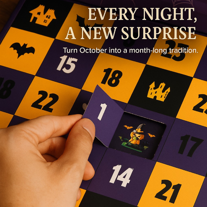 SpookyBricks™ Halloween Advent Calendar 31 Night Build Set