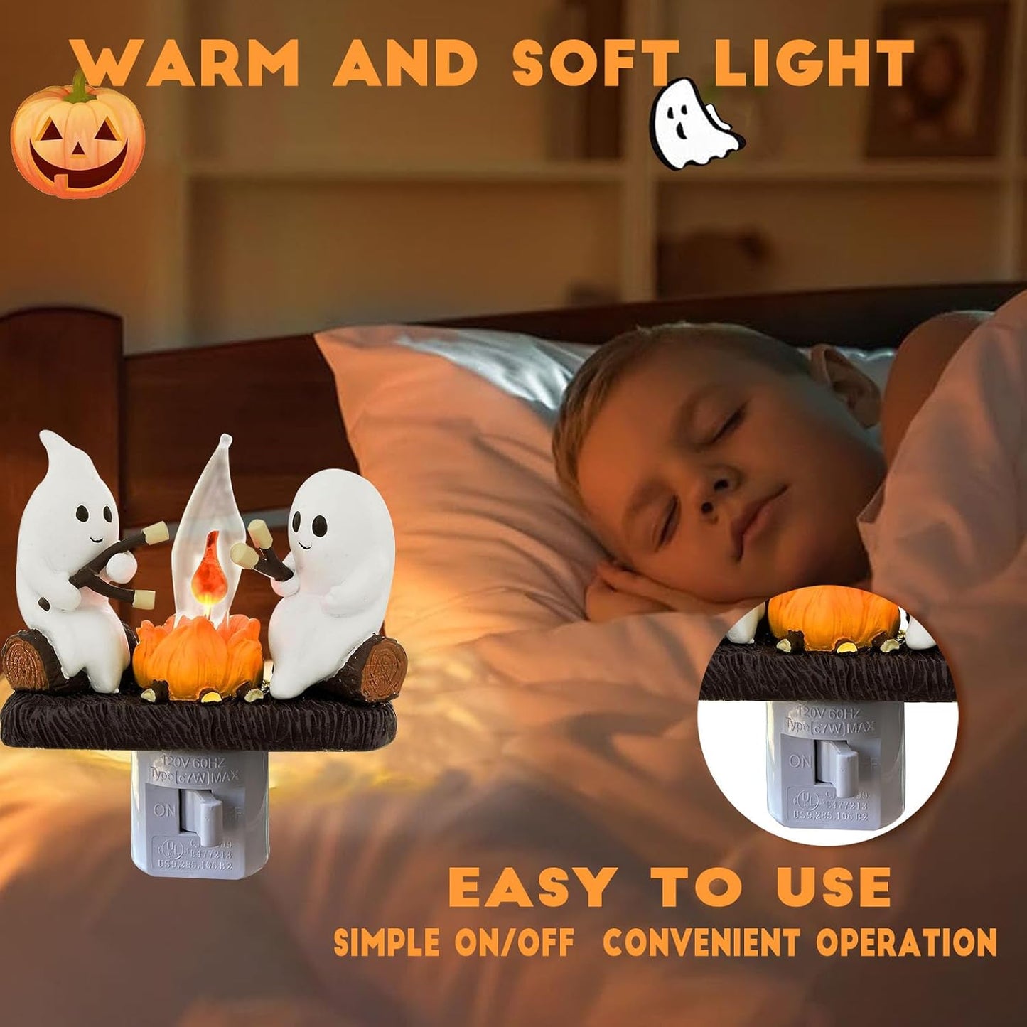 GhoulGlo Ghost Campfire Nightlight Portable LED Ambient Light™