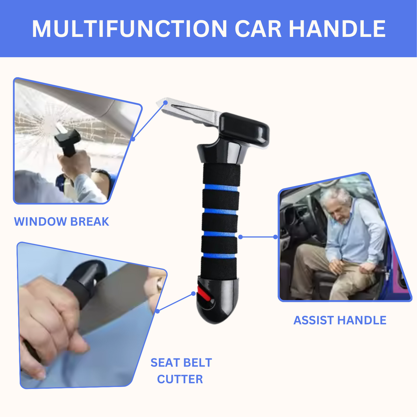 SteadyGrip™ Car Mobility Handle