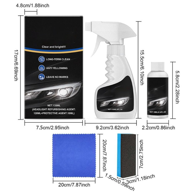 Premium Headlight Restoration Kit for Clear Bright Lenses™