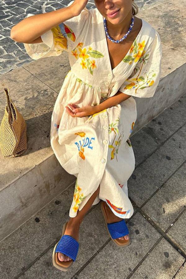 Soléa™ Linen Dress