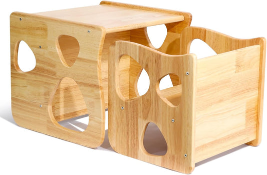 Montessori Toddler Table and Chair Set with Meal Plate™