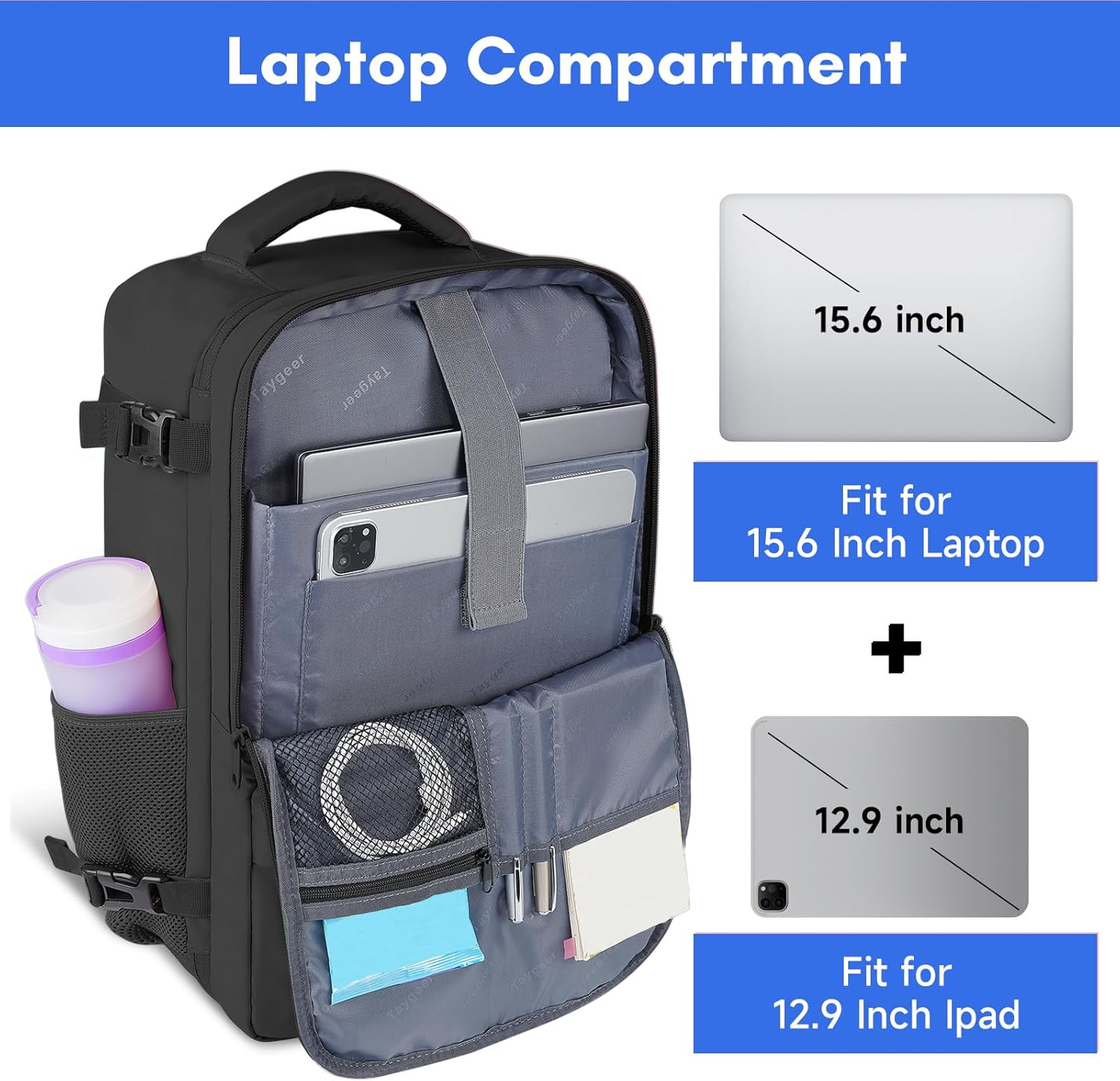 Taygeer™ Travel Laptop Backpack for Men and Women