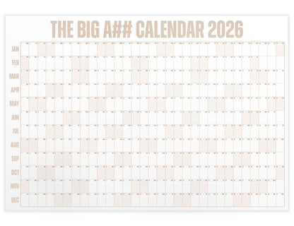 Big A Calendar Premium Year-At-A-Glance Wall Organizer Calendar™