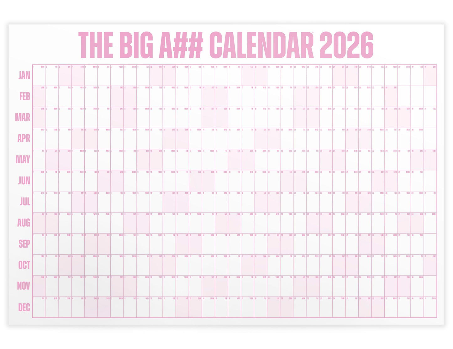 Big A Calendar Premium Year-At-A-Glance Wall Organizer Calendar™