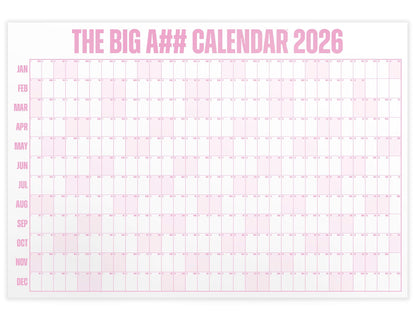 Big A Calendar Premium Year-At-A-Glance Wall Organizer Calendar™