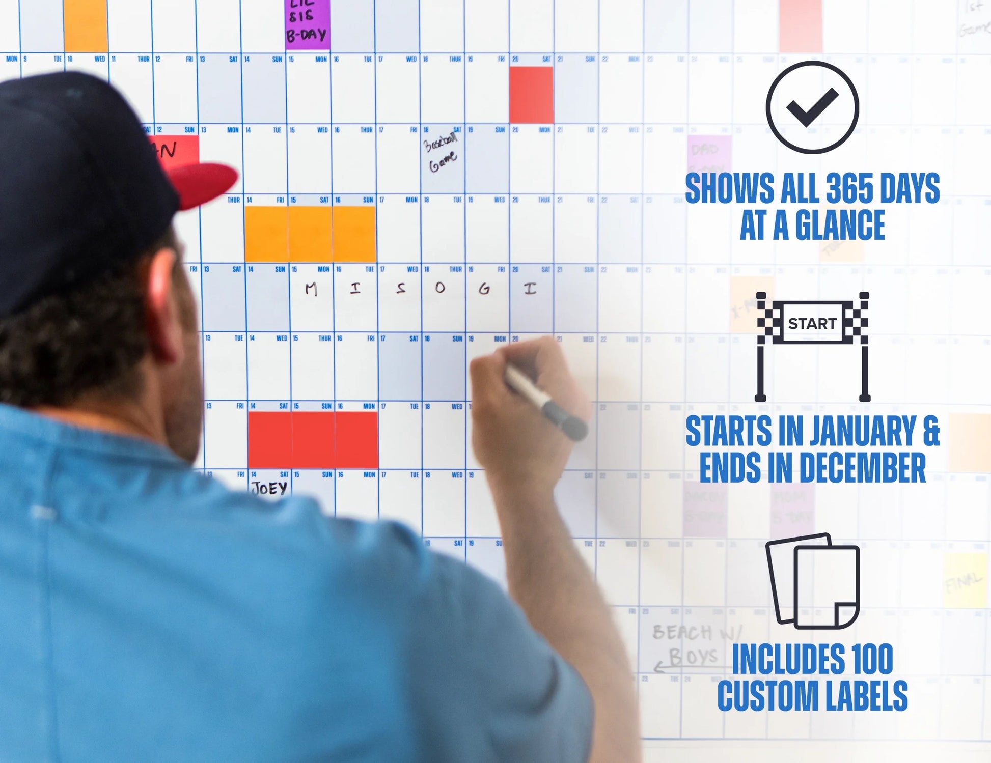 Big A Calendar Premium Year-At-A-Glance Wall Organizer Calendar™