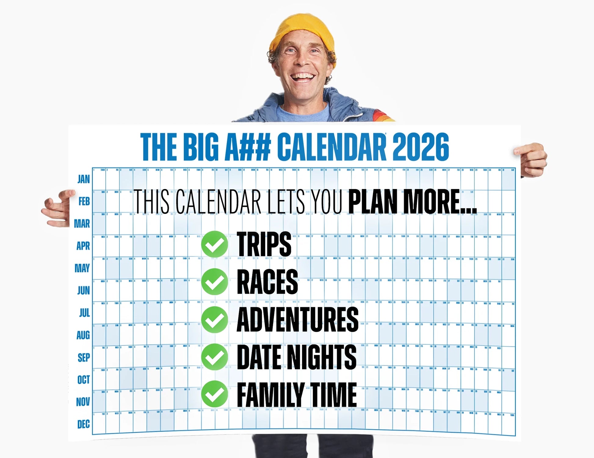 Big A Calendar Premium Year-At-A-Glance Wall Organizer Calendar™