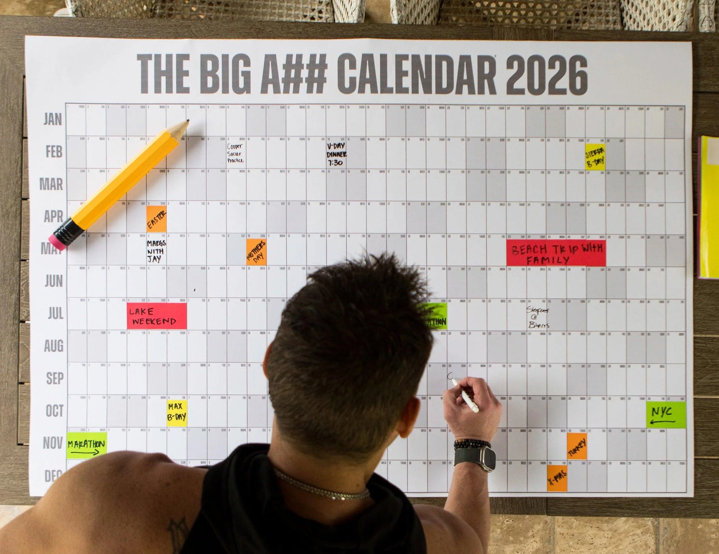 Big A Calendar Premium Year-At-A-Glance Wall Organizer Calendar™