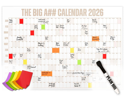 Big A Calendar Premium Year-At-A-Glance Wall Organizer Calendar™