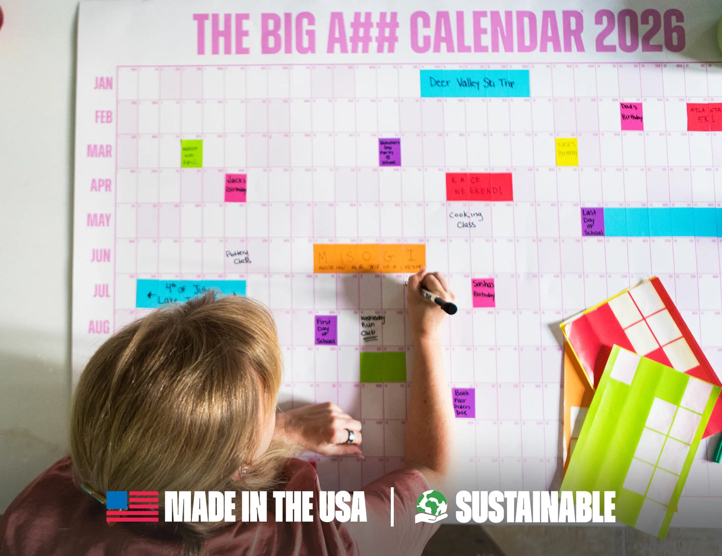 Big A Calendar Premium Year-At-A-Glance Wall Organizer Calendar™