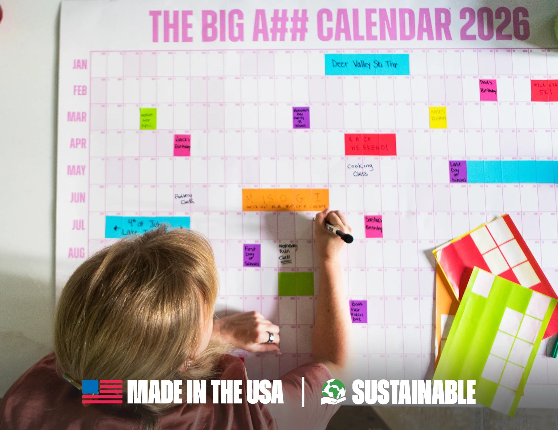 Big A Calendar Premium Year-At-A-Glance Wall Organizer Calendar™