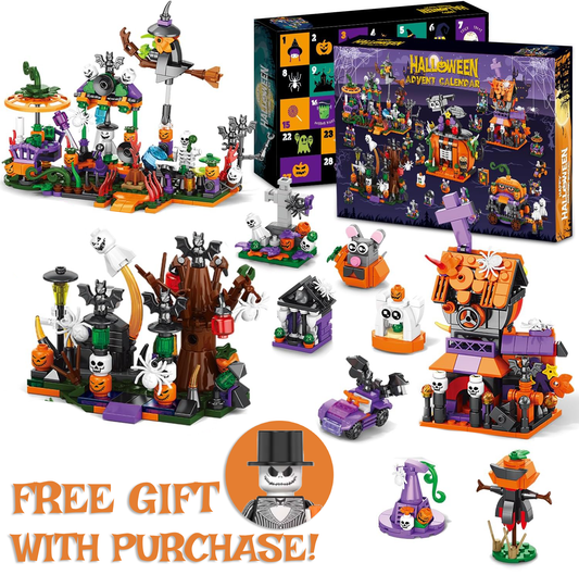SpookyBricks™ Halloween Advent Calendar 31 Night Build Set