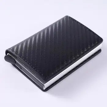 Ultra‑Thin Carbon Fiber Men’s Long Multi‑Card Zipper Wallet™