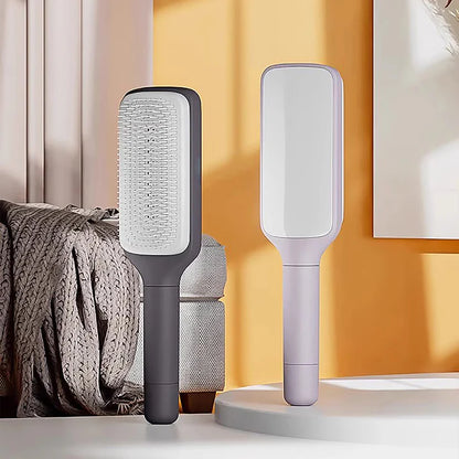 BrushEase™ Self-Cleaning Detangling Hairbrush