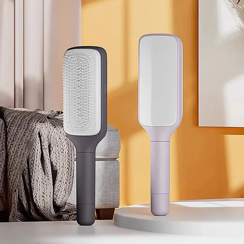 BrushEase™ Self-Cleaning Detangling Hairbrush