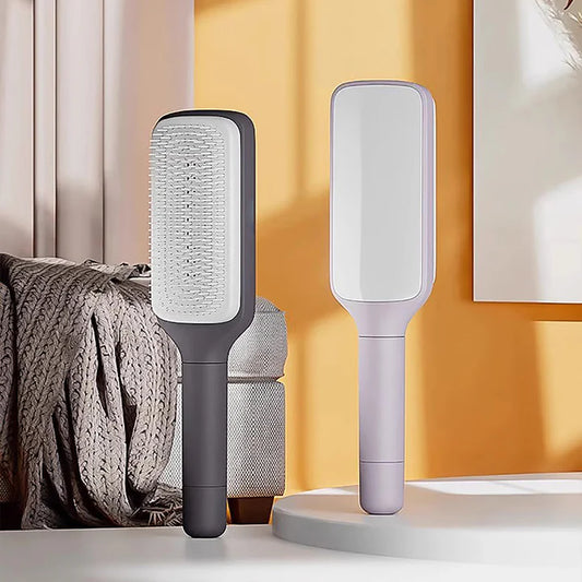BrushEase™ Self-Cleaning Detangling Hairbrush