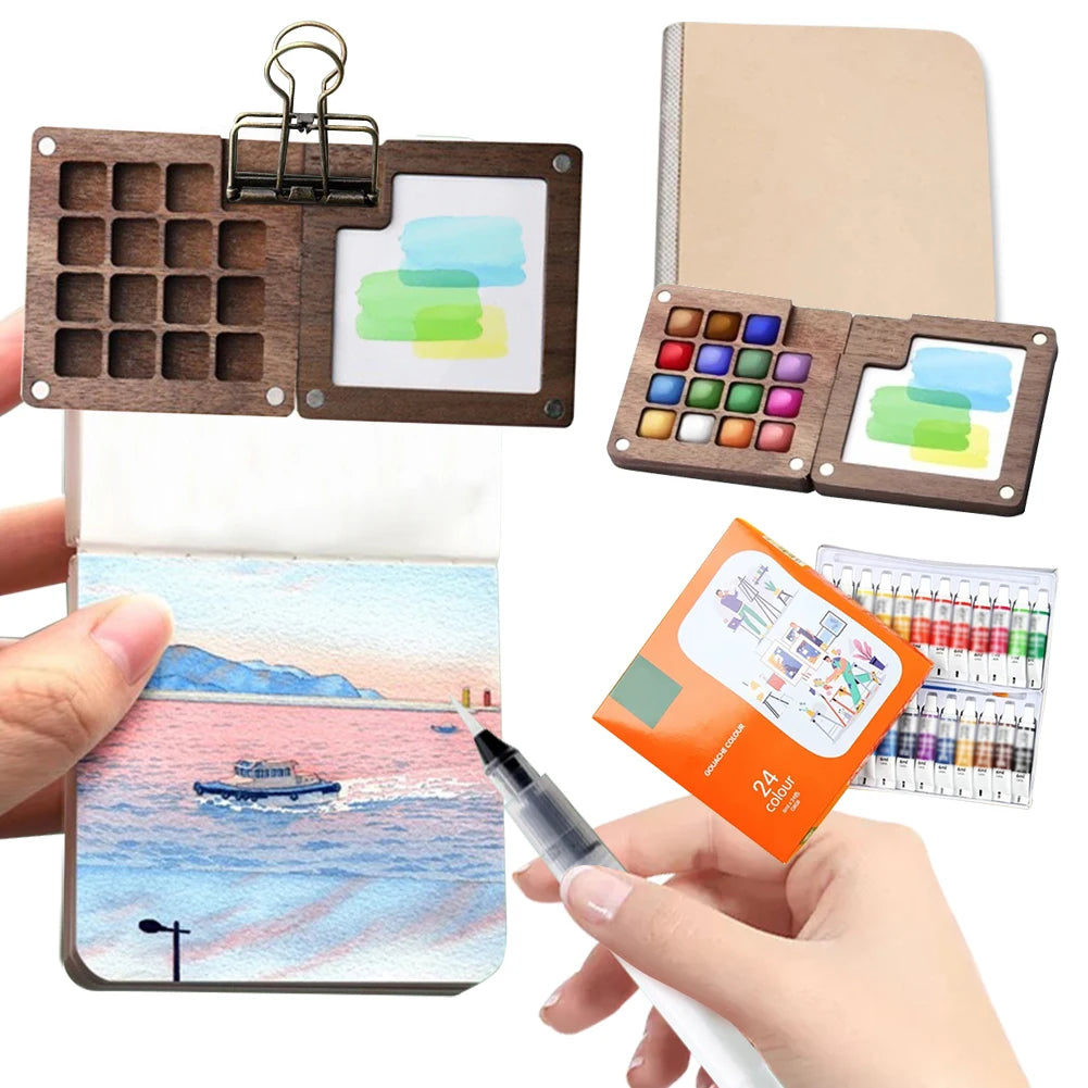 SketchMate™ Water Color Travel Set