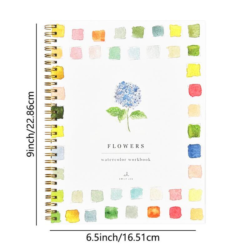 Watercolor Flower Art Book Kit