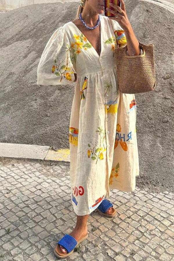 Soléa™ Linen Dress