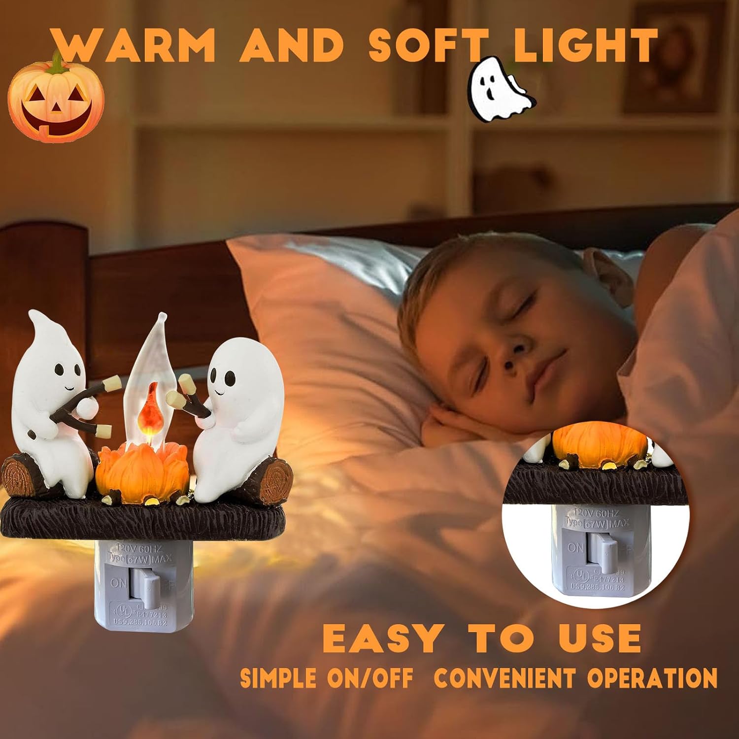 GhoulGlo Ghost Campfire Nightlight™