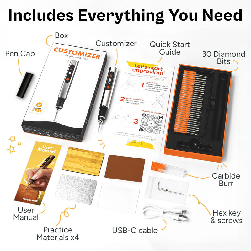 Original Customizer™ Precision Engraving Pen for Creative Projects